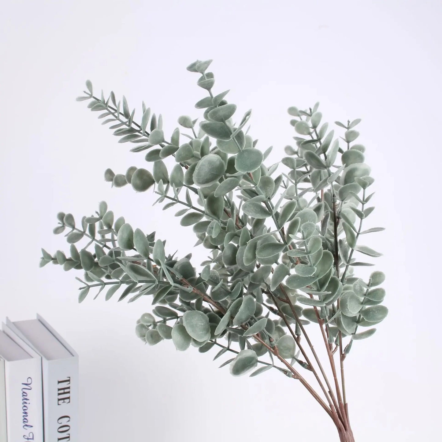 Nordic Style Artificial Plant Eucalyptus Money Leaf Home Wedding Decoration Green Plant Bonsai Flower Arrangement Bouquet