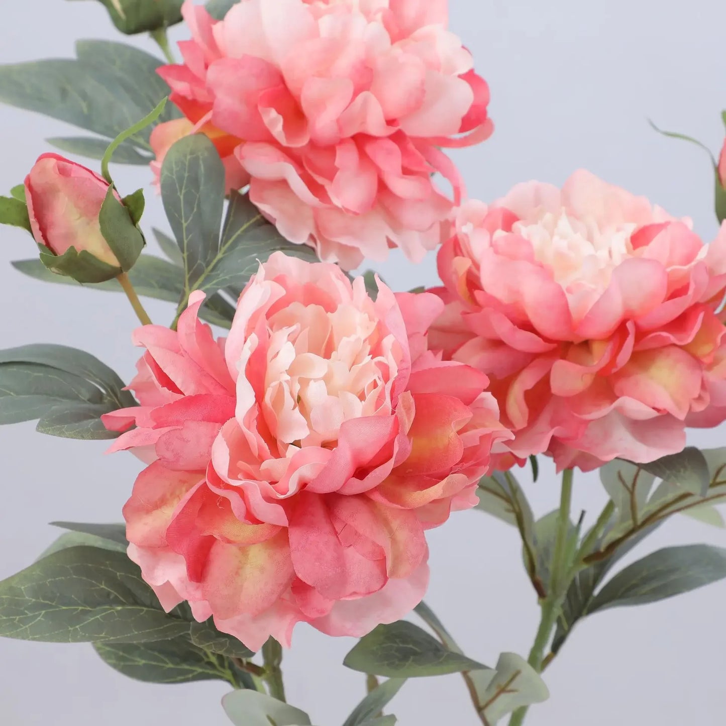Artificial Peony Flower Single Big Flower Head Fake Flower Home Decoration Hotel Wedding Flowers Row Light Luxury Decoration