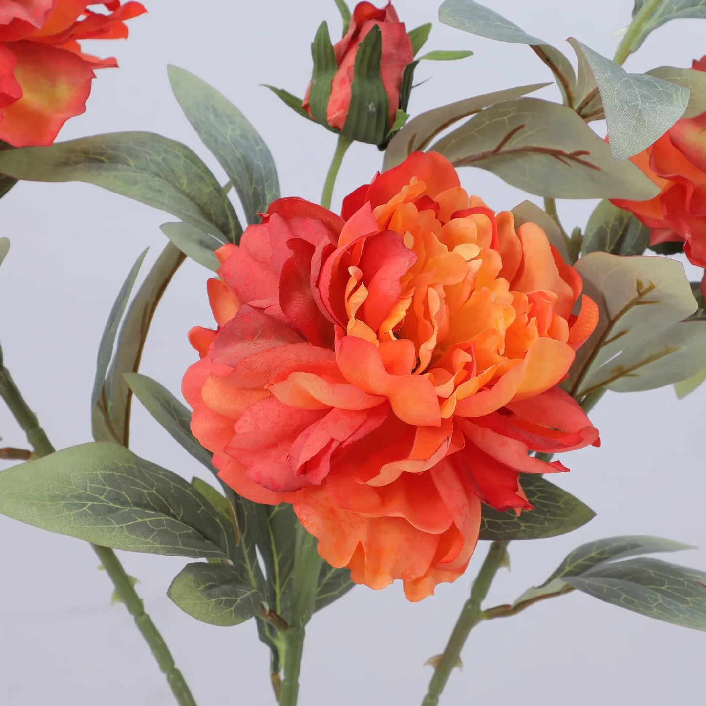 Artificial Peony Flower Single Big Flower Head Fake Flower Home Decoration Hotel Wedding Flowers Row Light Luxury Decoration